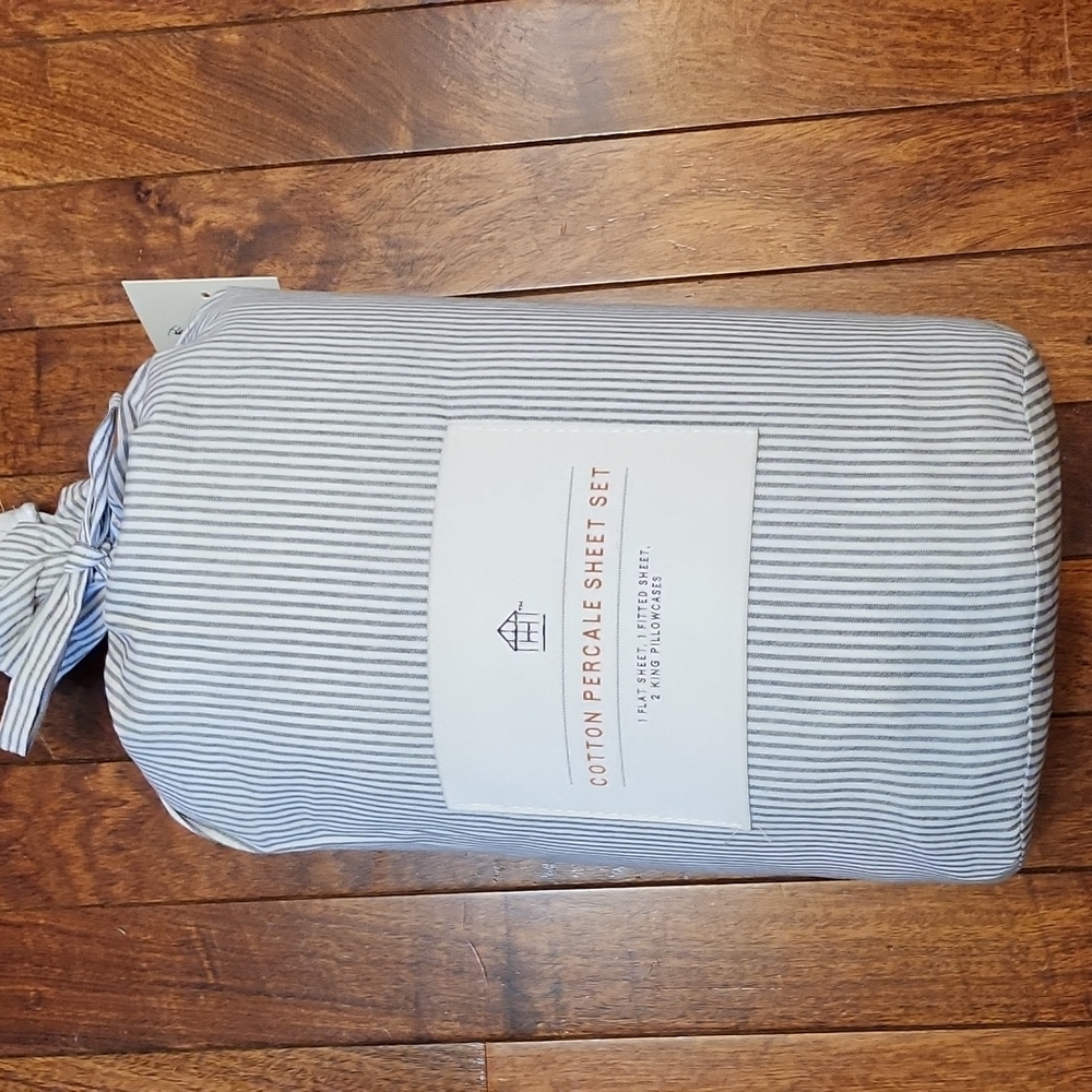 MAGNOLIA COTTON KING SIZE SHEET SET